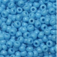 Miyuki rocailles Perlen 8/0 - Opaque turquoise blue 8-413