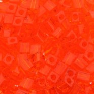 Miyuki square - cubes 4mm - Transparant orange SB-138