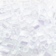 Miyuki square - cubes 4mm - Crystal luster SB-160