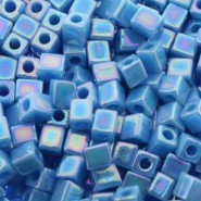 Miyuki Squares - Würfel 4mm - Opaque turquoise blue ab 413R