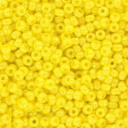 Miyuki rocailles Perlen 11/0 -  Opaque luster yellow 11-422