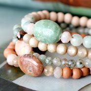 Stilvollem Schmuck mit Naturstein perlen
