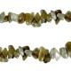 Chips stone beads Olive green