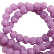 Sparkling resin Perlen 8mm Lavender Purple