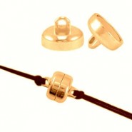 DQ Metalen magneetsluiting 12x9mm Rosé goud