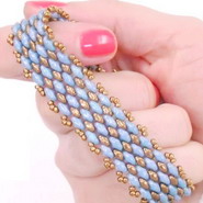 Neu 10 April - Superduo Perlen in schönen Farben
