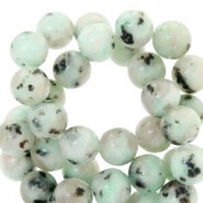Halbedelstein Perlen rund 4mm agaat Turquoise