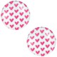 Basic cabochon 20mm Hearts Rouge red