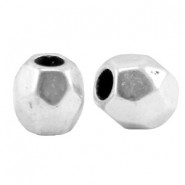 DQ Metall Perlen Facett 4mm Antik silber 