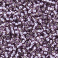 Toho rocailles 11/0 rond Silver-Lined Lt Amethyst - TR-11-26