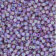 Toho seed beads 11/0 round Trans-Rainbow Lt Amethyst - TR-11-166