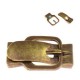 Metall Magnetverschluss 36x223mm für 10mm Flach draht Antik Bronze