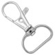 Key Chain - lobster clasp 42mm Antique silver