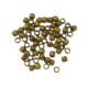 Metal Crimp beads 1mm Antique bronze