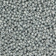 Seed beads - ± 2mm Mid grey