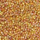 Seed beads - ± 2mm Topaz gold AB transparent
