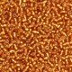 Seed beads - ± 2mm Dark topaz silver lined