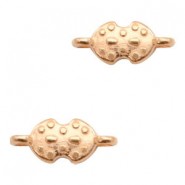 DQ metal connector / charm 13x5mm Rosegold