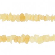 Glass Chips Perlen Honey yellow