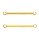 DQ Metal connector / spacer bar 30mm Gold