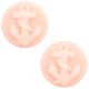 Basic cabochon Cameo 20mm Anker Light pink-off white