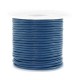 Round DQ leather cord 2mm Navy blue