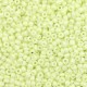 Glas rocailles - ± 2mm Sunny pastel lime green