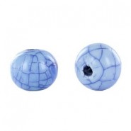 DQ Griechische Keramik Perle 14mm Earth blue