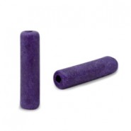 DQ Greek Ceramic Tube bead 20x5mm Purple