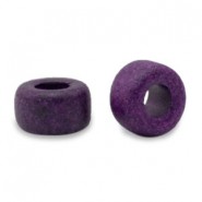DQ Greek Ceramic beads 9mm Purple