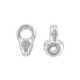 Cymbal ™ DQ metal ending Remata for Superduo beads - Antique silver