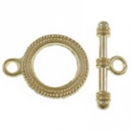 Metal Toggle clasp 18x22mm - Gold