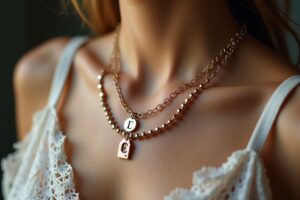 Personalisierte Perlenketten mit Buchstaben
