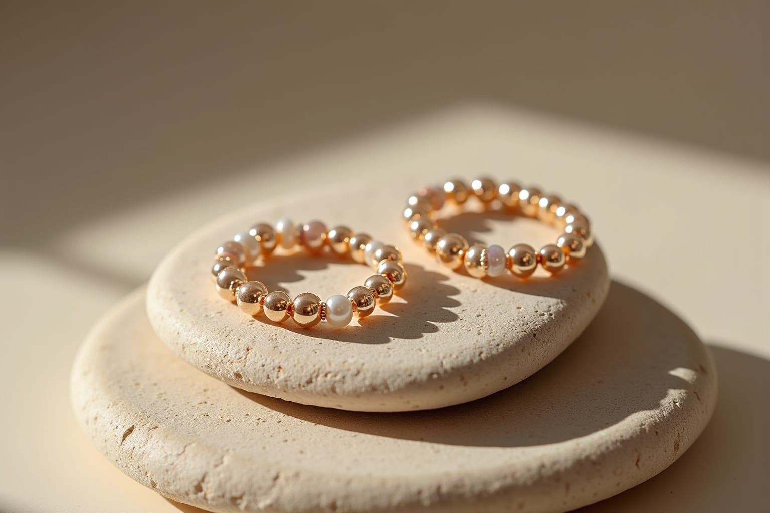 Handgefertigte Perlenringe für jeden Anlass