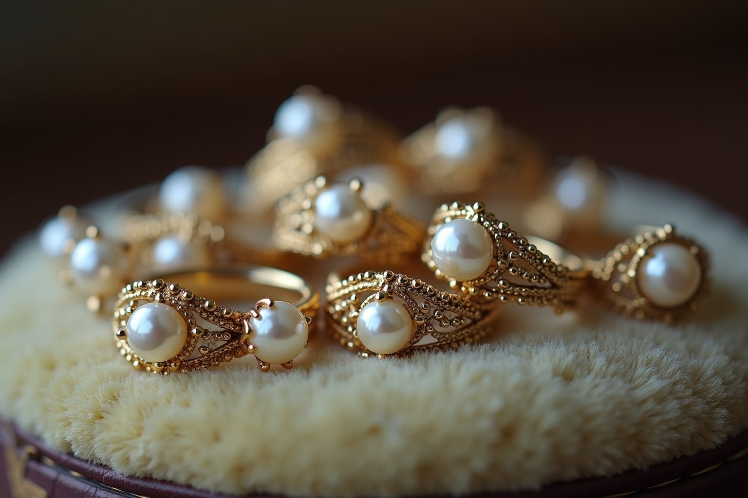 16 Perlenringe Vintage Stil Ideen