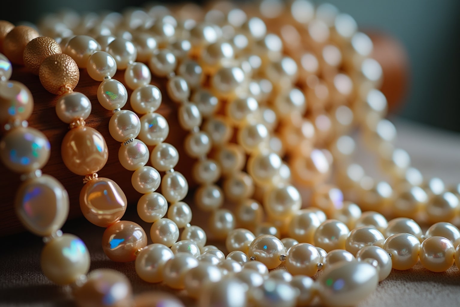 14 Perlenketten Perlmutt Ideen