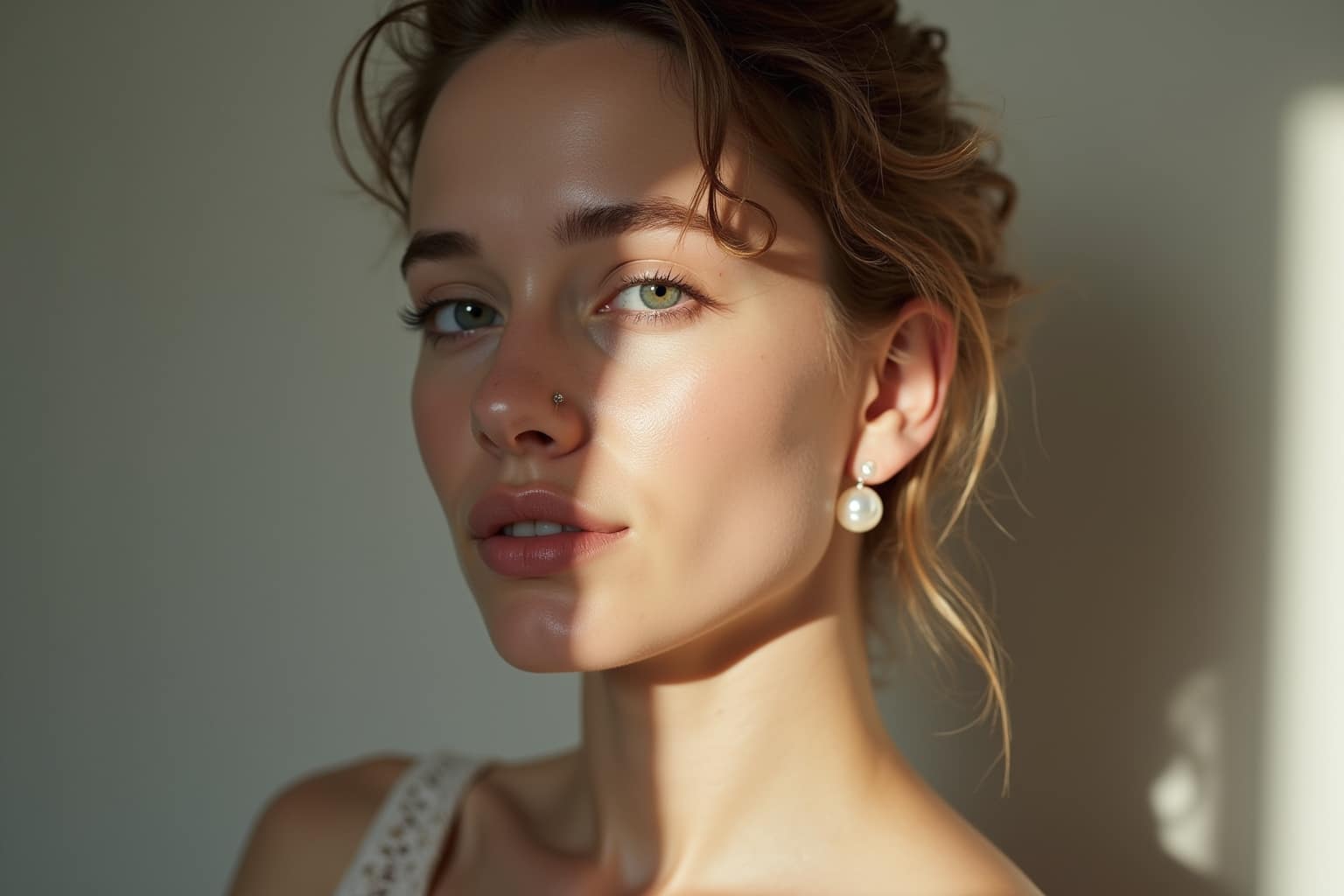 17 Perlenohrringe Damen Modern