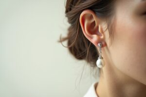 14 Perlenohrringe Silber Ideen