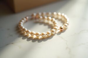 Minimalistischer Perlenschmuck