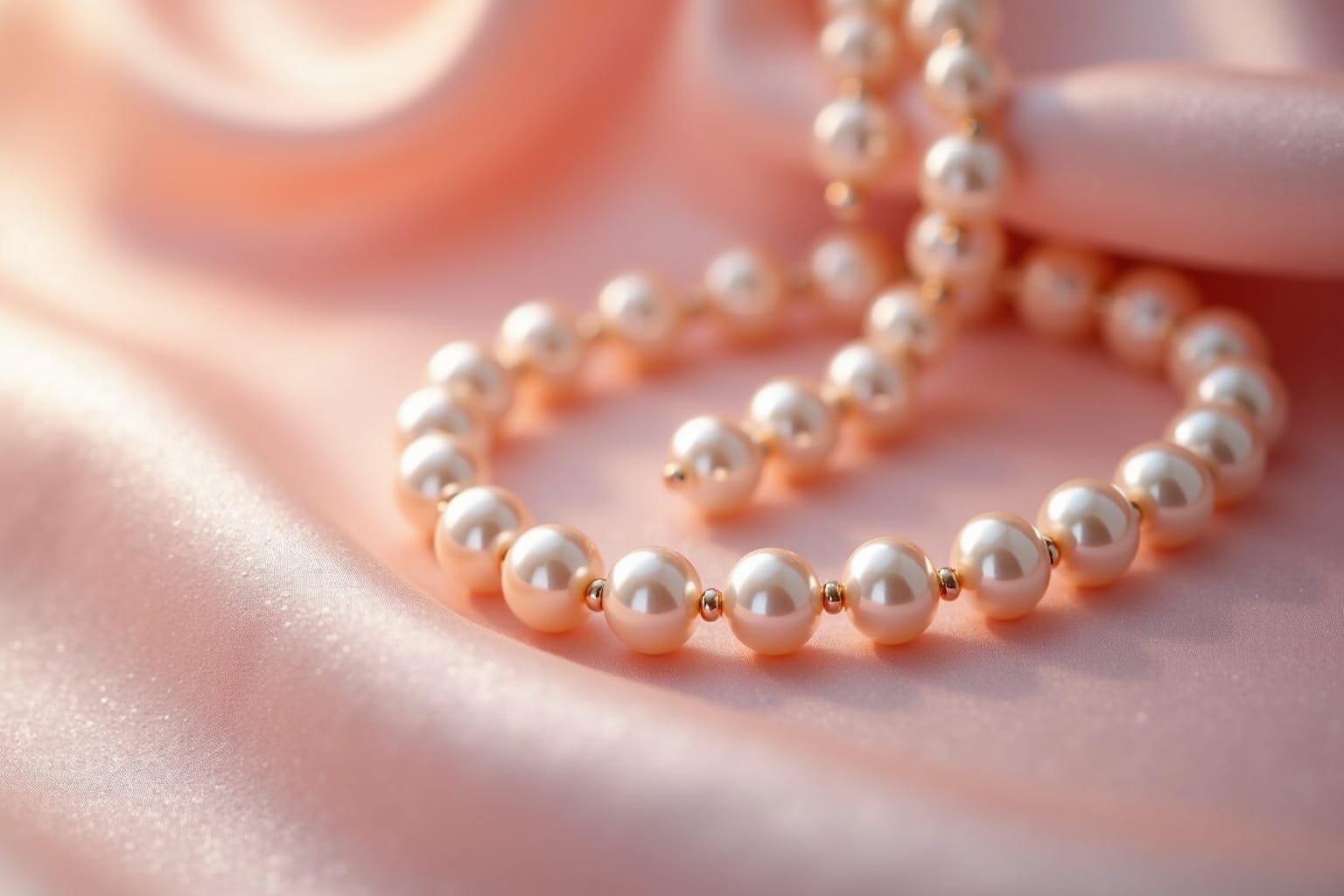 Rosafarbene Perlen Damen Schmuck
